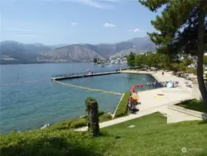 Great waterfront park with life guards