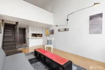 Enough room for a dining table off the kitchen.