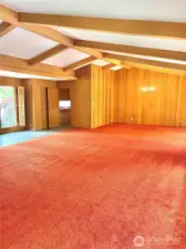 Mahogany woodwork throughout and heated floors with slate! Butler's pantry through doorway shown