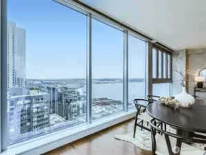 view from dining room