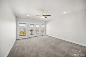 Main level primary bedroom