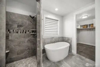 Main level primary bathroom