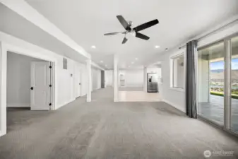 Lower level family room