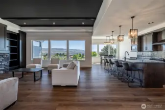 Living/Kitchen/Dining - Open Concept!