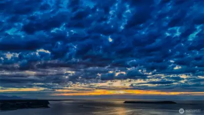 Ever-changing sea and skyscapes in this part of the world and from this location.