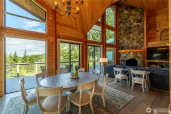 enyoy the views throughout the home