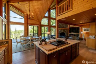 Open layout lets you entertain with ease