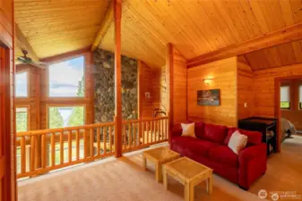 lounge area upstairs