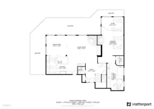Main level floor plan