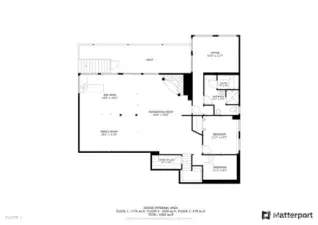 lower level floor plan