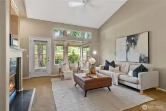 Open living space ideal for gatherings and celebrations.