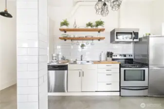 Recently renovated kitchen