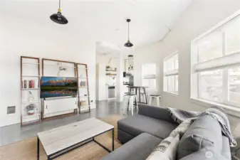 Large open floor plan