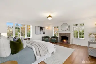 Primary with Fireplace.