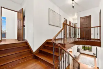 The intersection of "upstairs,downstairs".