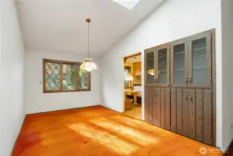 Un-staged Dining room on main level