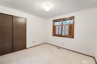 Unstaged 2nd Bedroom