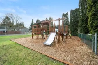 Play park that is down the road, available to community members.