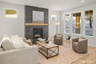 Photos, plans and elevations may be examples representing the community, community  amenities, homes or artist’s renderings that may not accurately represent the actual  condition of a homesite or home as constructed, and may also contain options and  upgrades which are not included in the sale. Trailside Homes reserves the right to make  changes to floor plans, specifications, dimensions, design and elevations without prior  notice. Stated dimensions and square footage, if applicable, are estimated and should  not be used as representations of the home’s actual size