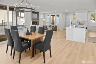 Photos, plans and elevations may be examples representing the community, community  amenities, homes or artist’s renderings that may not accurately represent the actual  condition of a homesite or home as constructed, and may also contain options and  upgrades which are not included in the sale. Trailside Homes reserves the right to make  changes to floor plans, specifications, dimensions, design and elevations without prior  notice. Stated dimensions and square footage, if applicable, are estimated and should  not be used as representations of the home’s actual size