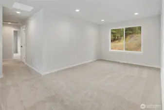 Photos, plans and elevations may be examples representing the community, community  amenities, homes or artist’s renderings that may not accurately represent the actual  condition of a homesite or home as constructed, and may also contain options and  upgrades which are not included in the sale. Trailside Homes reserves the right to make  changes to floor plans, specifications, dimensions, design and elevations without prior  notice. Stated dimensions and square footage, if applicable, are estimated and should  not be used as representations of the home’s actual size