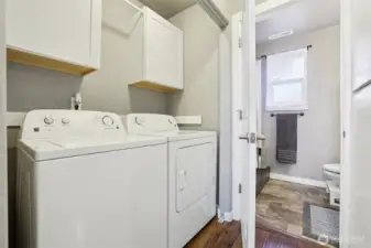 Downstairs Laundry + Bath
