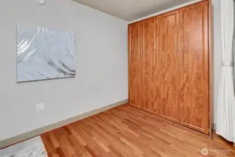 Den with Murphy Bed Closed