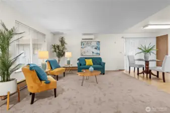 Spacious living area