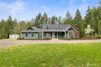 Welcome home to this single story home on just shy of 5 PRIVATE usable acres!