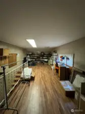 Garage loft/bonus room - So Much Storage/space for hobbies!