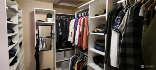 Primary Walk in Closet