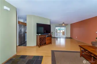 Open floor plan.