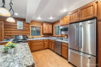 Gorgeous cabinetry and granite counters. All SS appliances included.