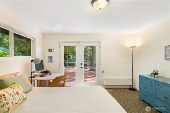 Bedroom #1, the furniture can stay with they house if you want a turnkey move-in experience.