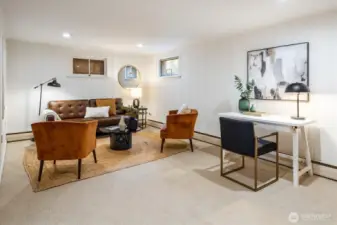 Non conforming 5th bedroom, office, art studio and more.
