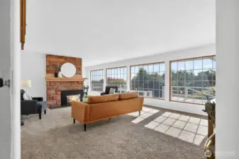 From Entry-Large Living room