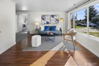 Enjoy west-facing sunlight and timeless post-war charm.