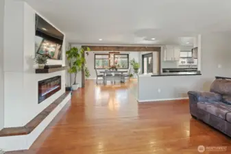 Living area upstairs