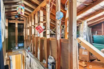Attic Space above upper level