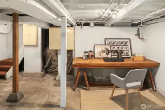 Semi finished basement