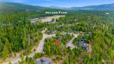 The Nelson Farm is a quick drive or...take the paved trail for an outdoor adventure.