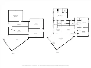 Floor plans for the living area as well as the basement