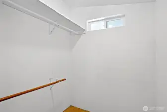 Primary Walk In Closet