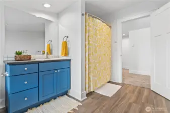 Upstairs bathroom.