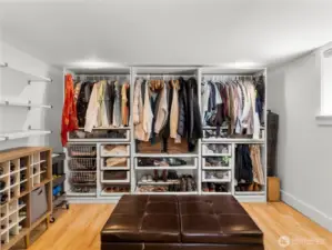 Huge Walk In Closet