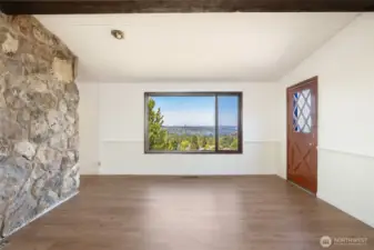 Dining Area & View from Kitch