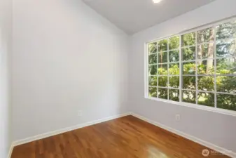 One of the secondary bedrooms