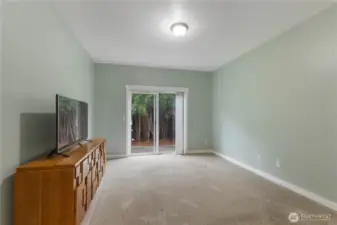 Main floor primary bedroom