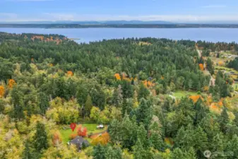 Looking Northeast towards Monument Road