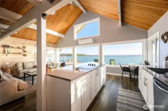 Check out the view while cooking!